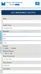 Mobile Screenshot of directlifeinsurancequotes.com